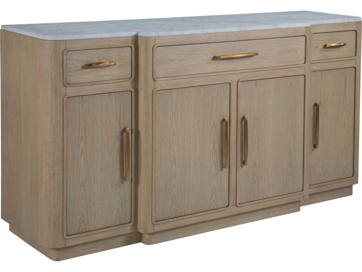 Simpatico 68" Oak Wood Sideboard