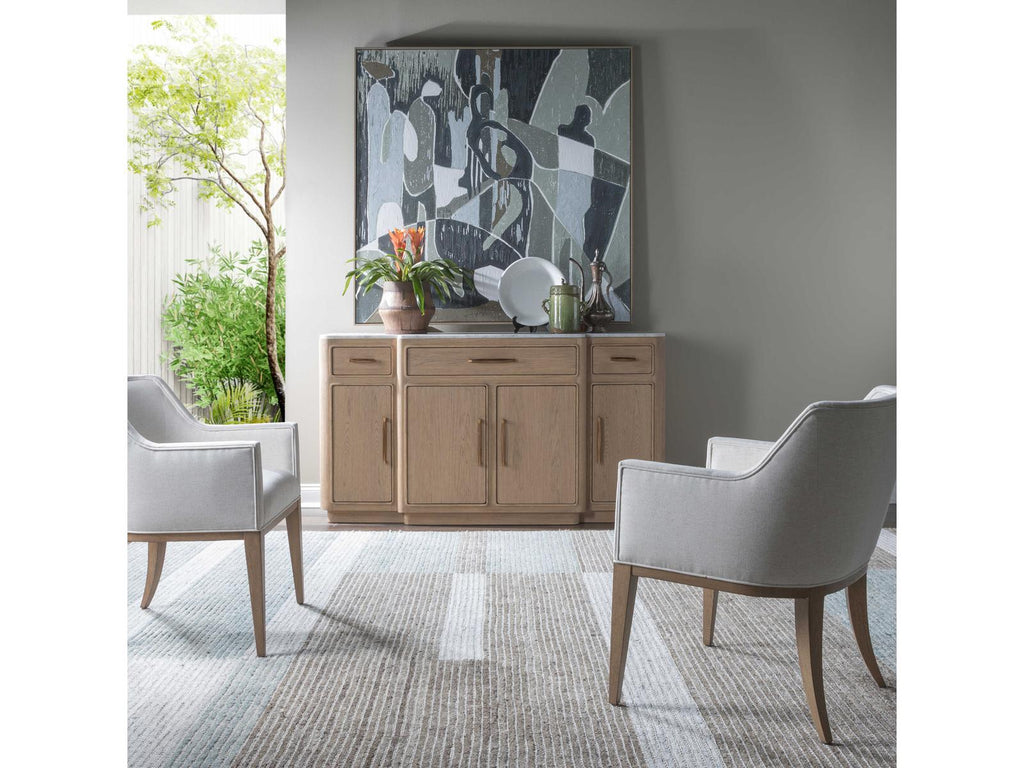 Simpatico 68" Oak Wood Sideboard