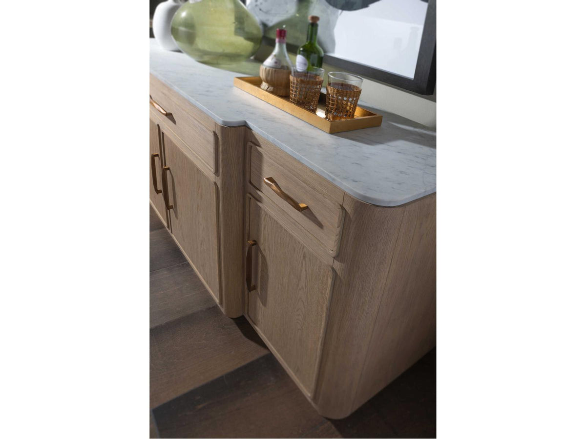 Simpatico 68" Oak Wood Sideboard