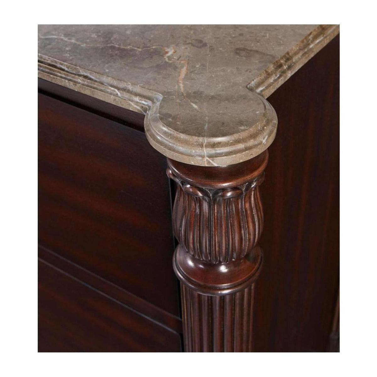 Theodore Alexander Alexa Hampton Duane Marble Commode