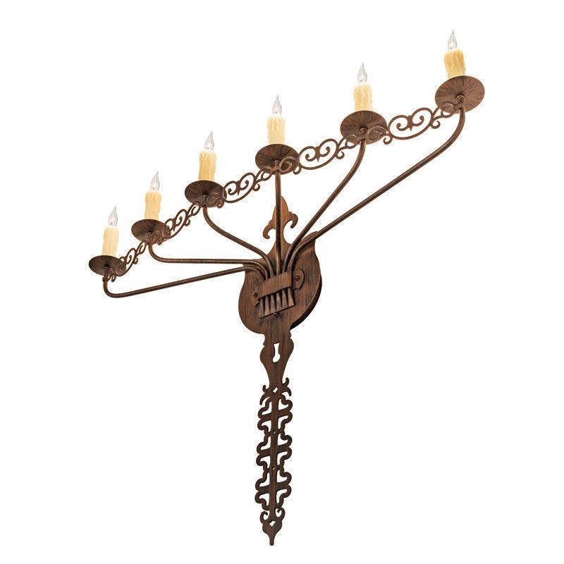 Almonte 6 - Light Candle Wall Light