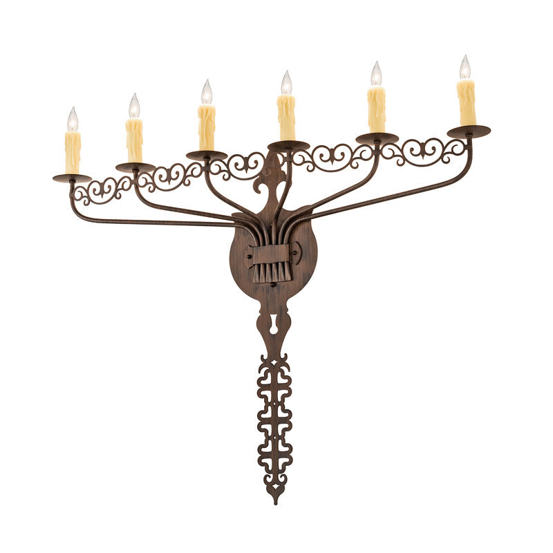 Almonte 6 - Light Candle Wall Light