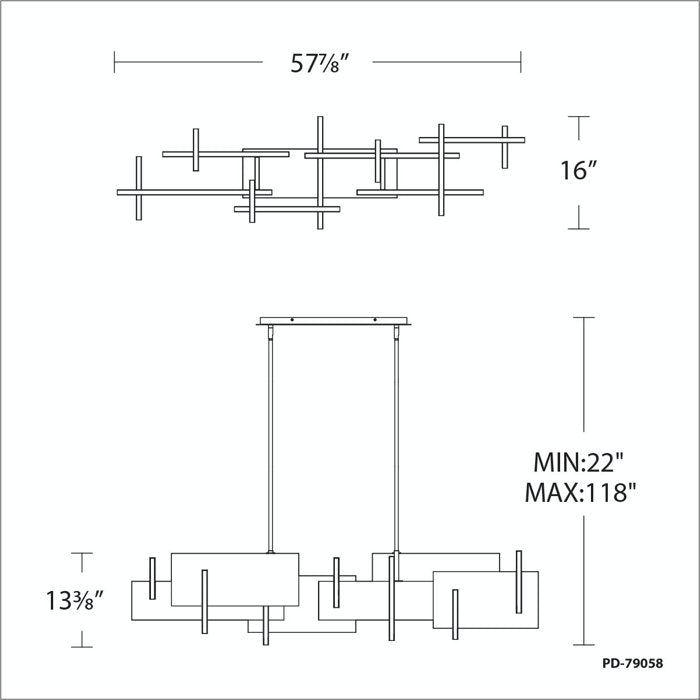 Amari 1 - Light LED Pendant