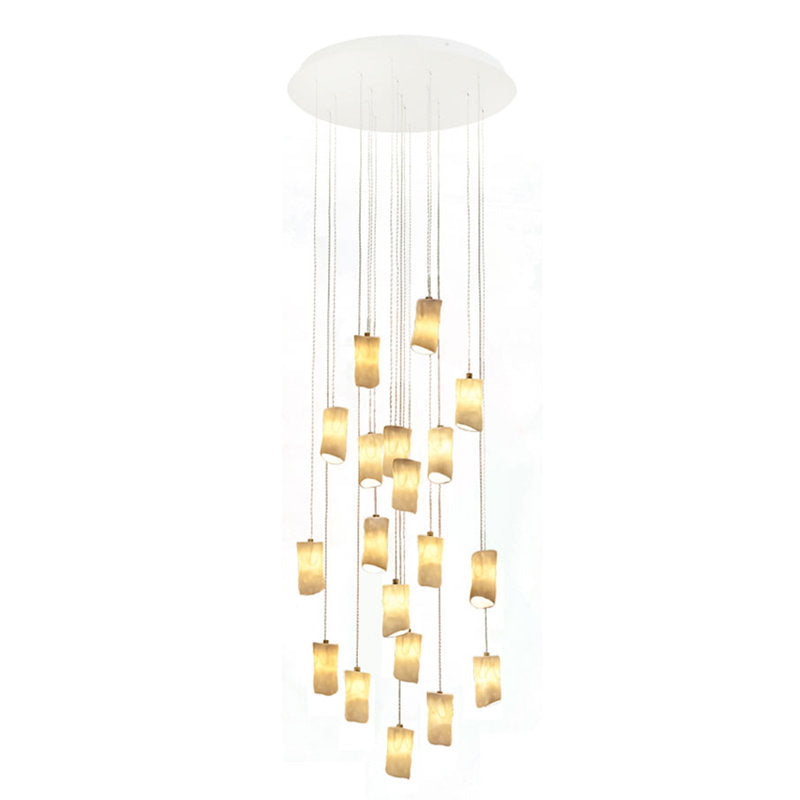 Amorphic 19 - Light Porcelain Chandelier