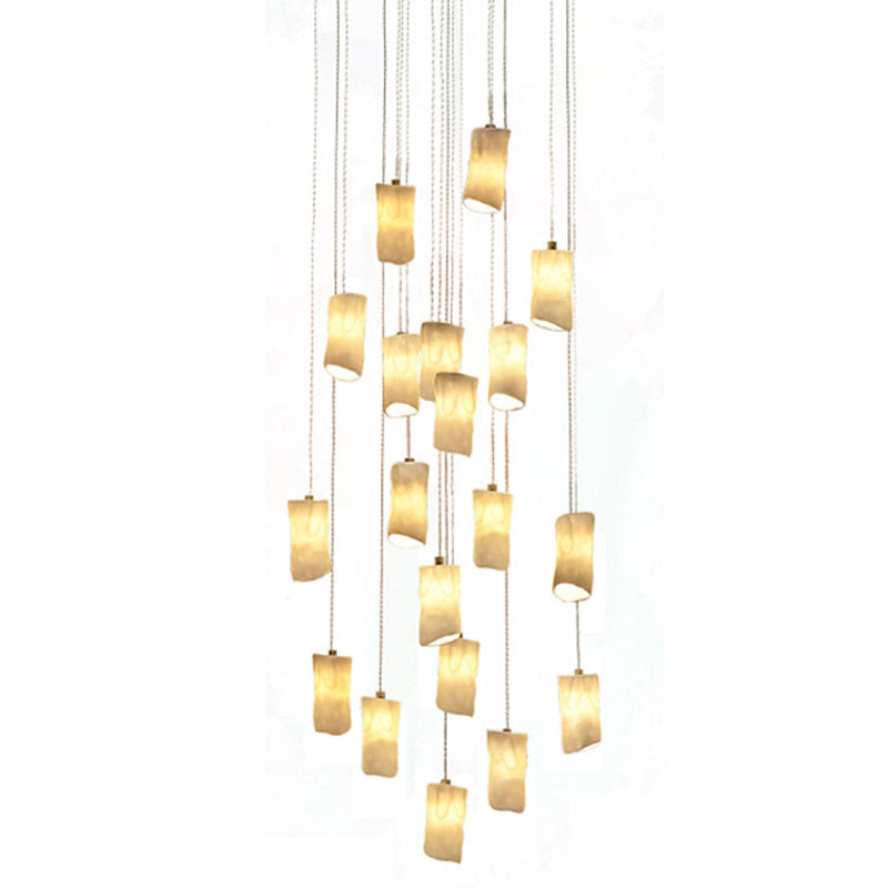 Amorphic 19 - Light Porcelain Chandelier