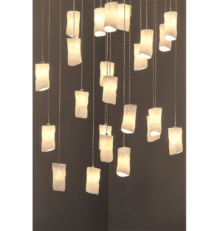 Amorphic 25 - Light Porcelain Chandelier