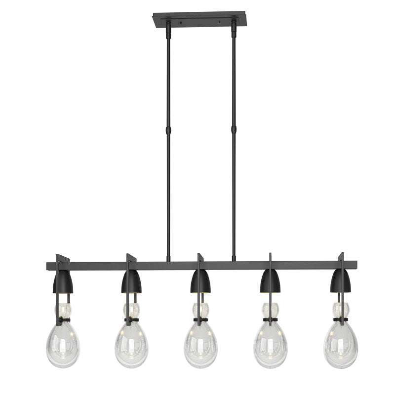 Apothecary 5 - Light Kitchen Island Linear Pendant