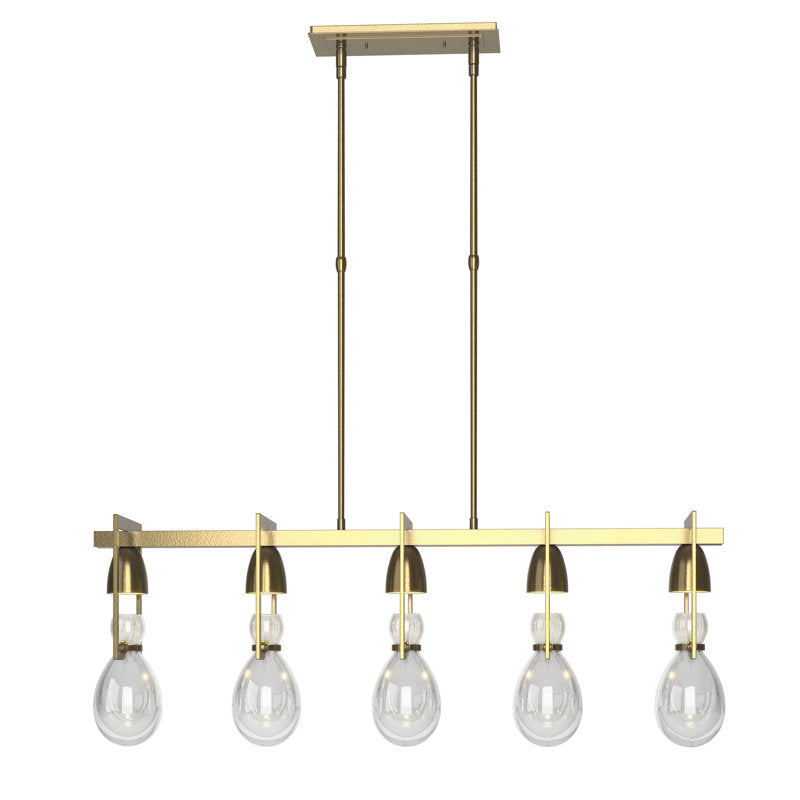 Apothecary 5 - Light Kitchen Island Linear Pendant