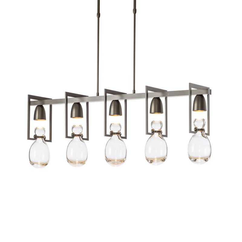 Apothecary 5 - Light Kitchen Island Linear Pendant