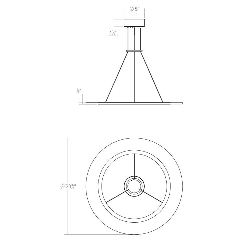 Arctic Rings 1 - Light LED Pendant