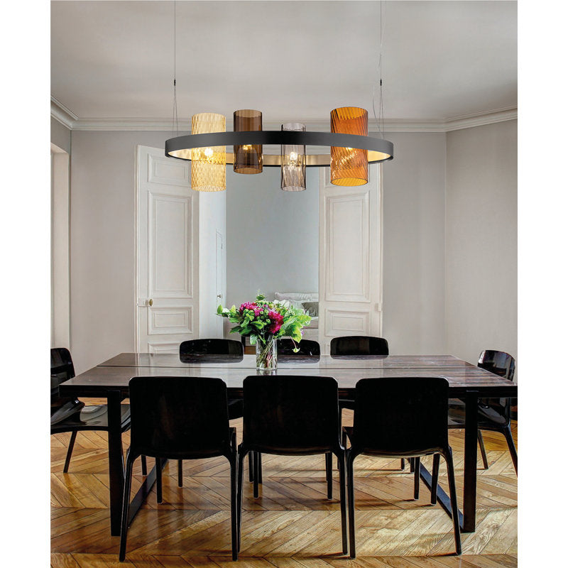 Armonia Suspension Ov1 Multicolor 1 Matt Black Nickel_Matt Copper 2 E12 Ul