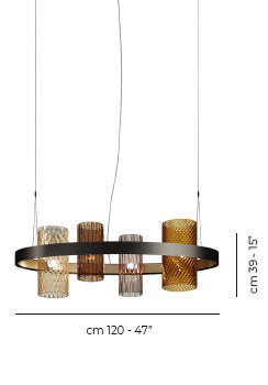 Armonia Suspension Ov1 Multicolor 1 Matt Black Nickel_Matt Copper 2 E12 Ul
