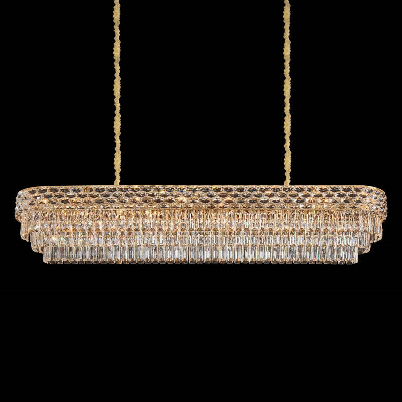 Aurelia 19-Light Rectangular Chandelier