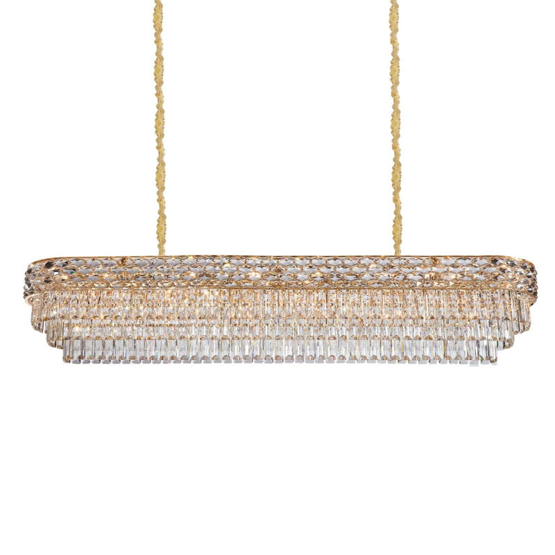 Aurelia 19-Light Rectangular Chandelier