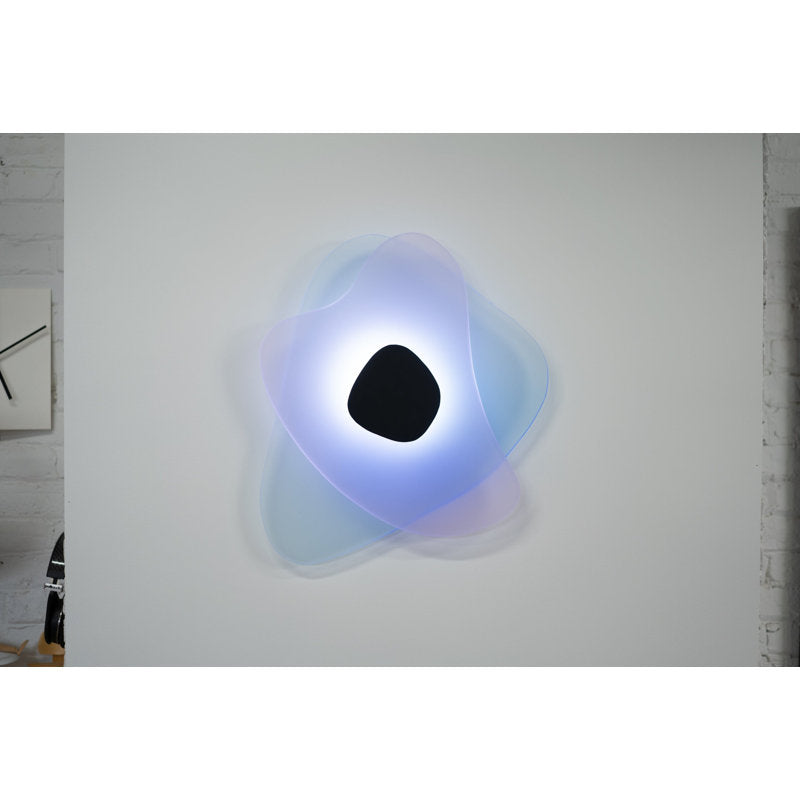Aurora Aluminum LED Flush Mounted Sconce