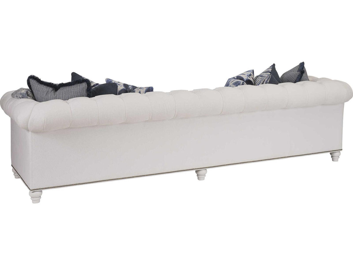 Carmen Upholstered 4-Seat Sofa with Nailhead Trim