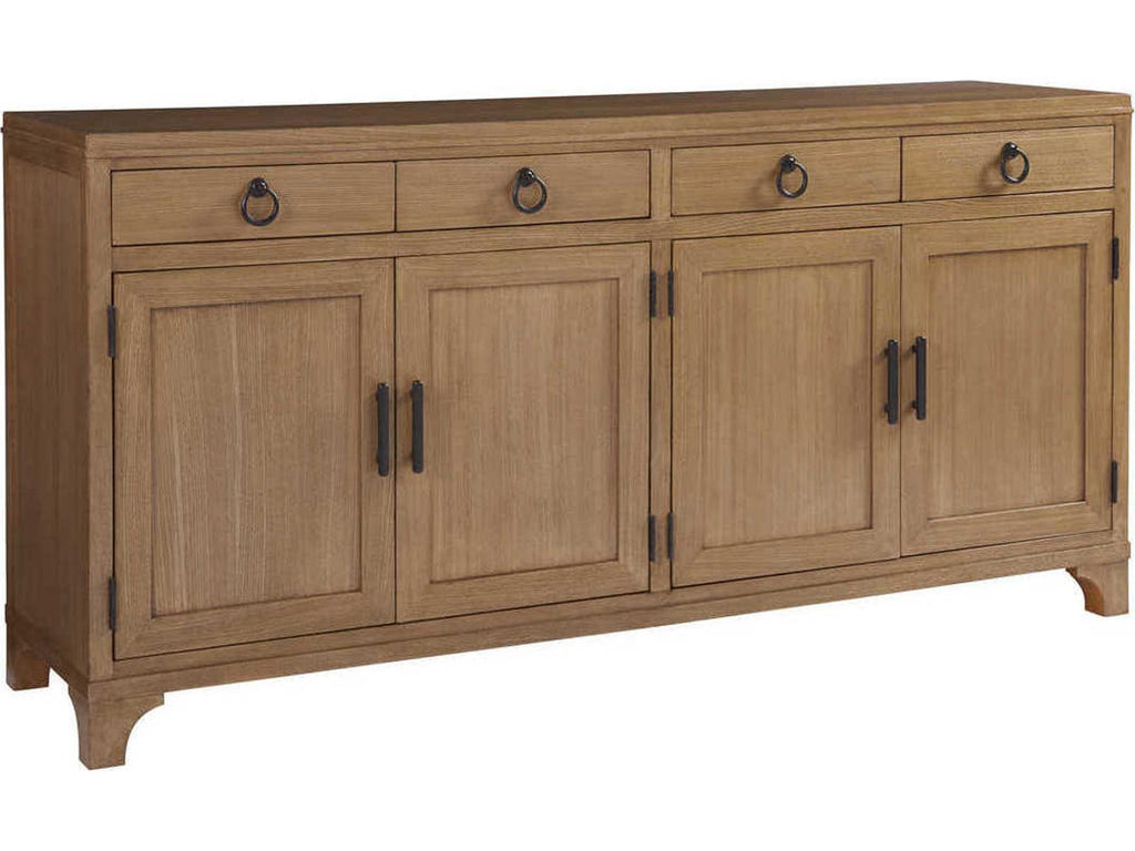 Newport Bayside Buffet Four Door Four Drawer in Sandstone Finish