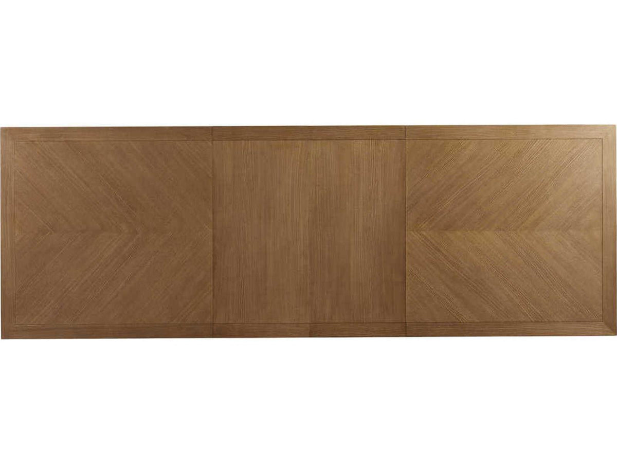 Newport Oceanfront 88-Inch Rectangle Extension Dining Table Sandstone Elm