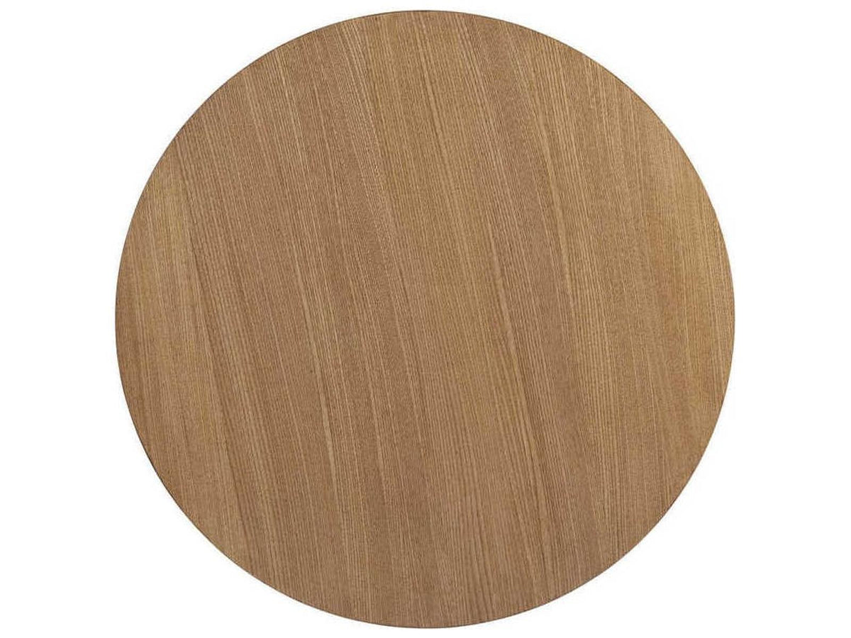 Newport Round 36-Inch Center Table in Sandstone Finish