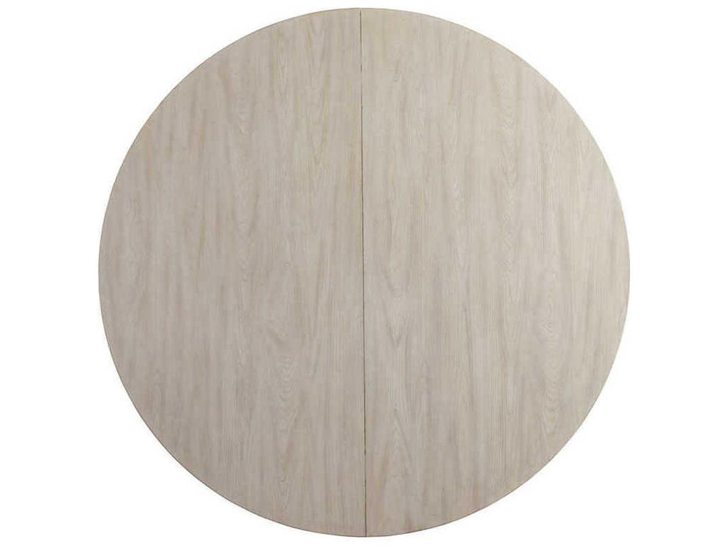 Newport Magnolia 60 Inch Round Extendable Dining Table in Sailcloth Finish
