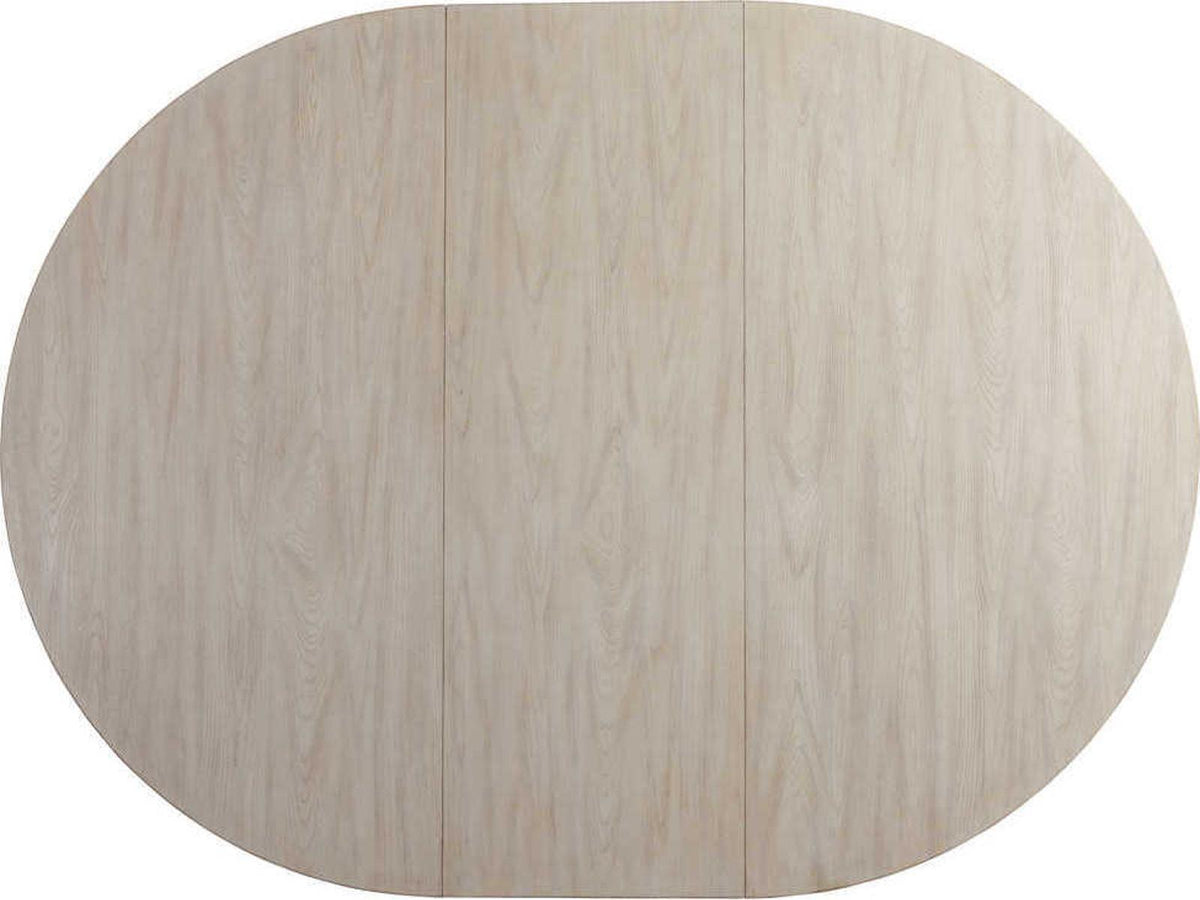 Newport Magnolia 60 Inch Round Extendable Dining Table in Sailcloth Finish