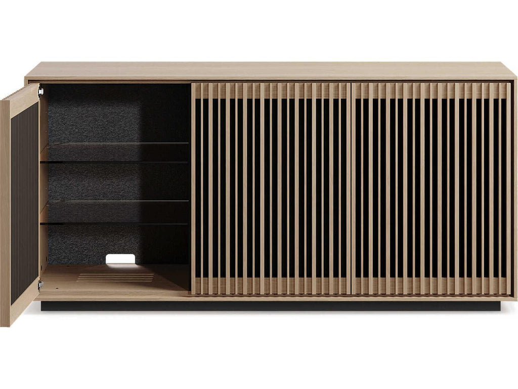 Profile 62-Inch 3-Door Media Console in Washed Oak