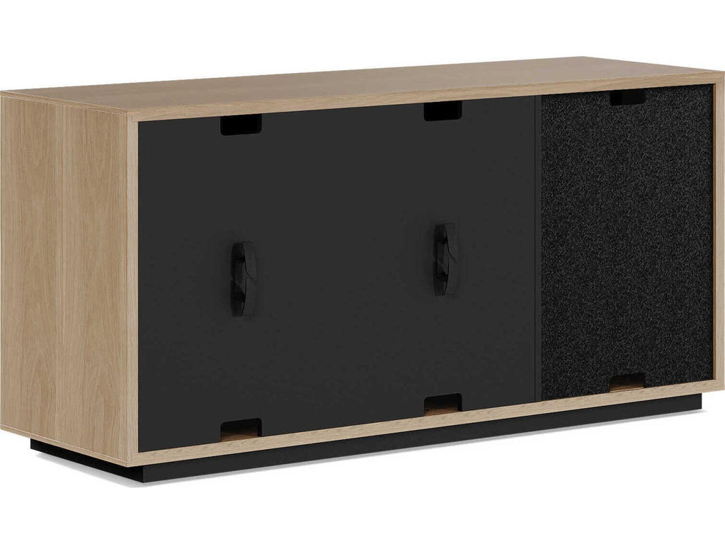 Profile 62-Inch 3-Door Media Console in Washed Oak
