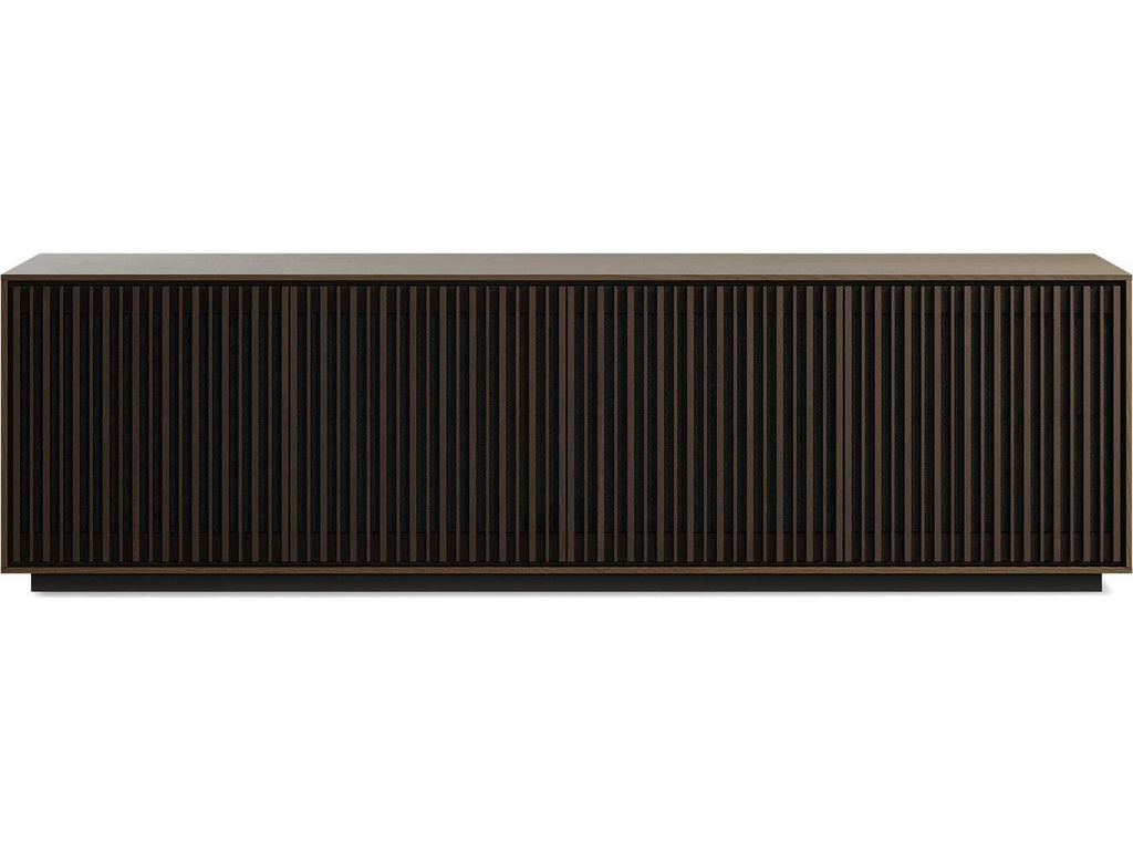 Profile 8479 Four-Door Media Console in Toasted Oak