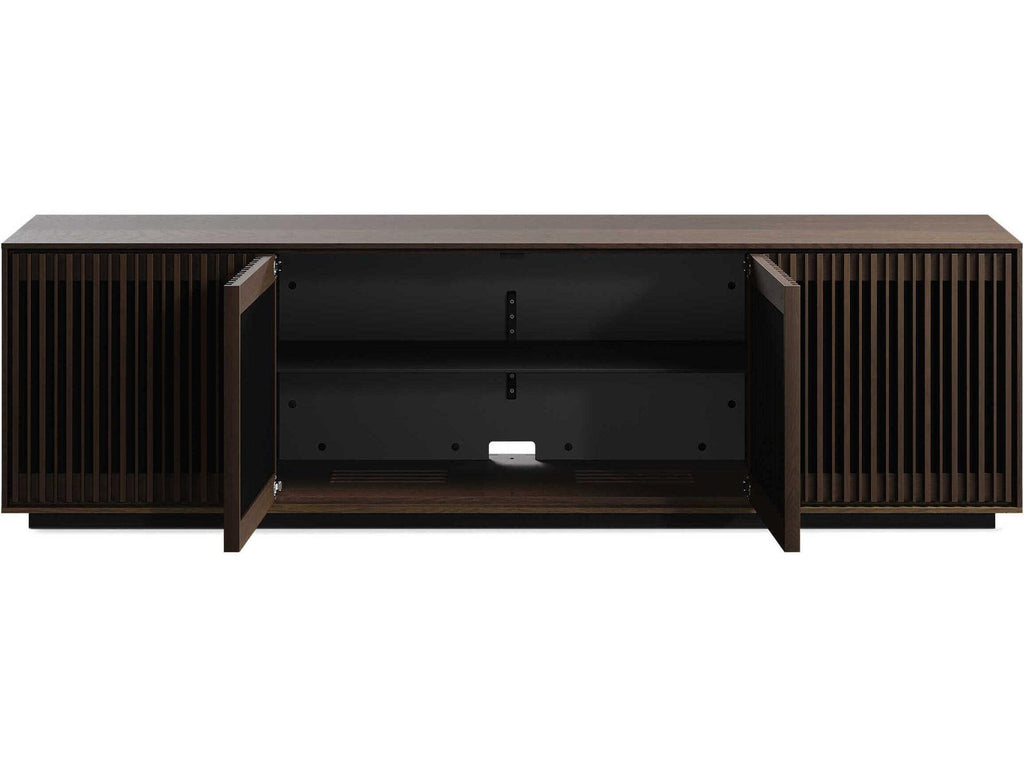 Profile 8479 Four-Door Media Console in Toasted Oak