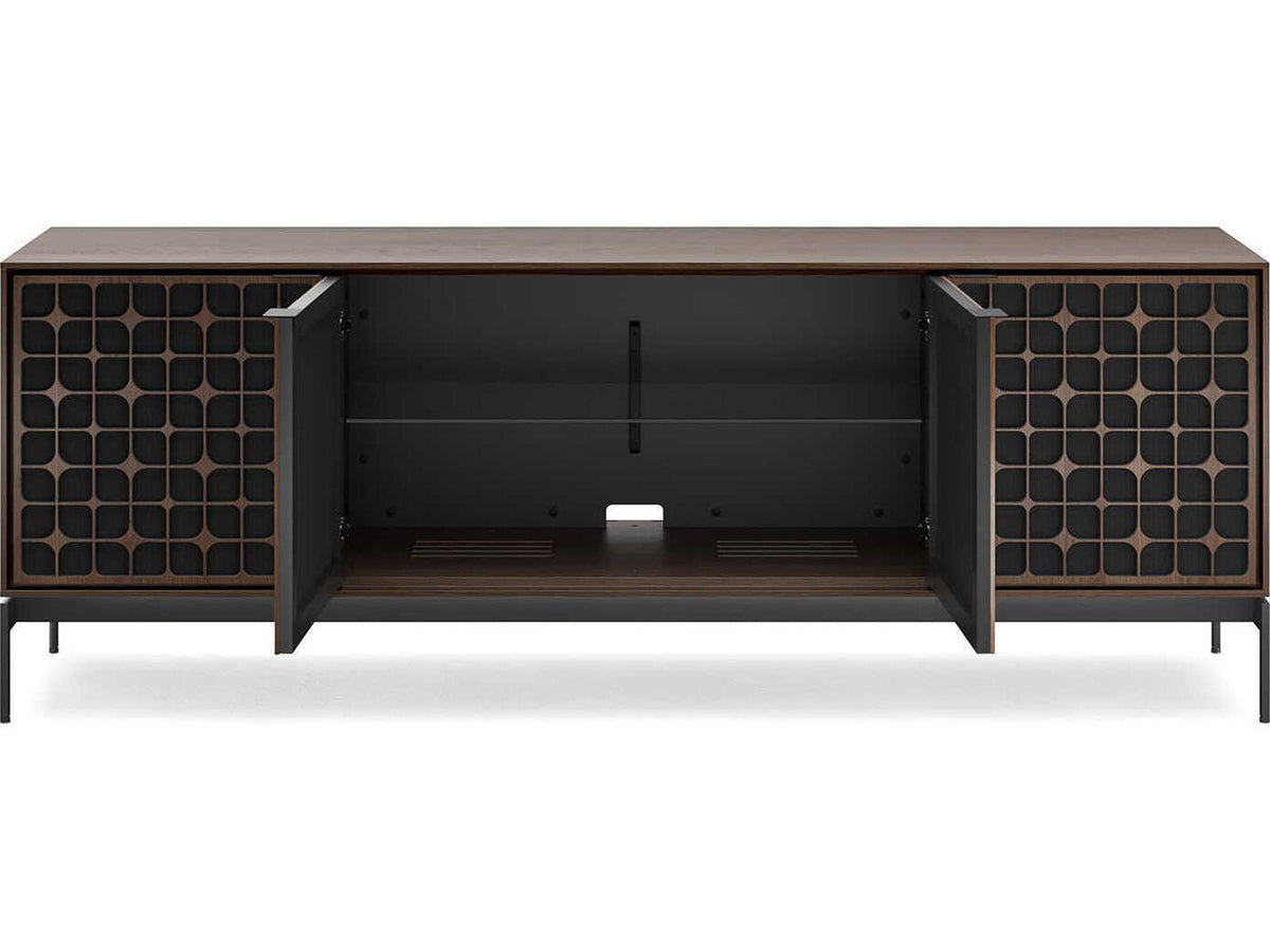 Elements 83-Inch Media Console with Constellation Doors in Toasted Oak