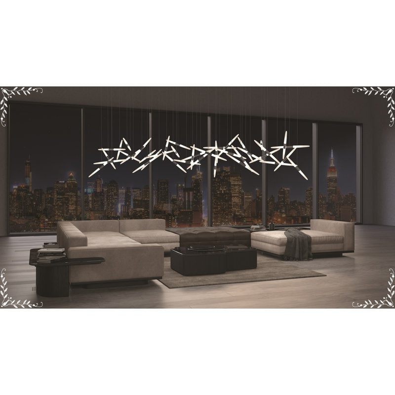 Ballet 9 - Light LED Chandelier