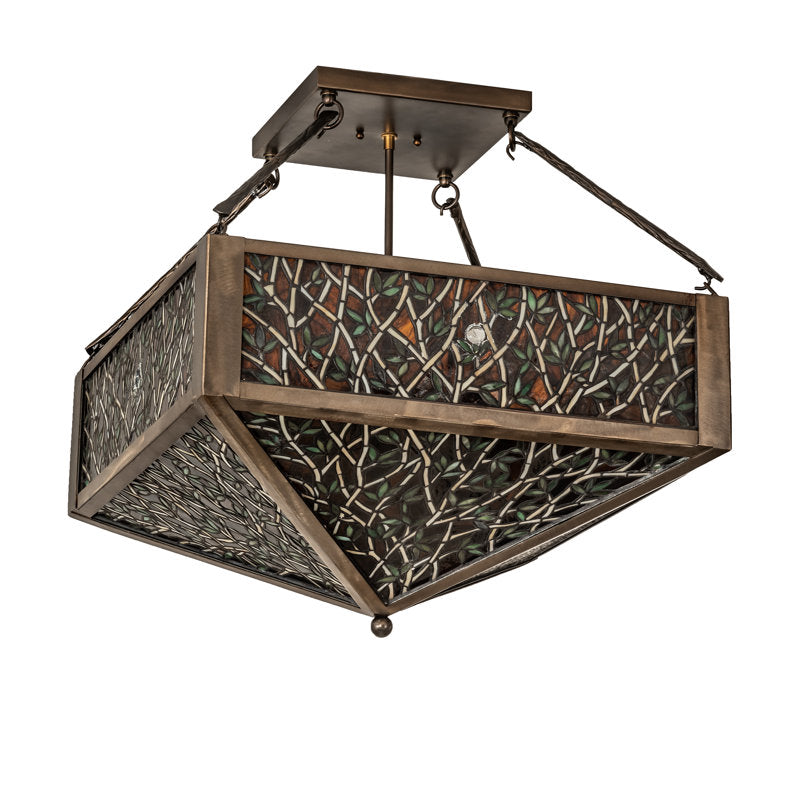 Bamboo 4 - Light Semi Flush Mount