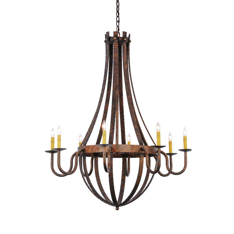 Barrel Stave 8 - Light Chandelier
