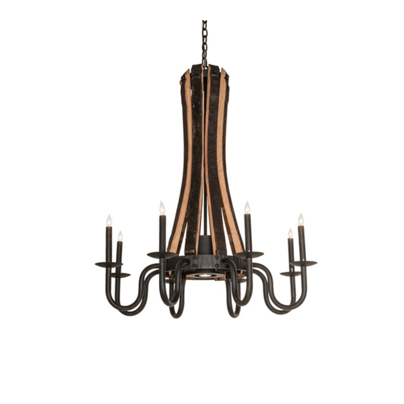 Barrel Stave 9 - Light Chandelier
