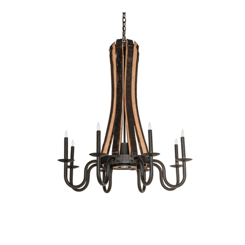Barrel Stave 9 - Light Chandelier