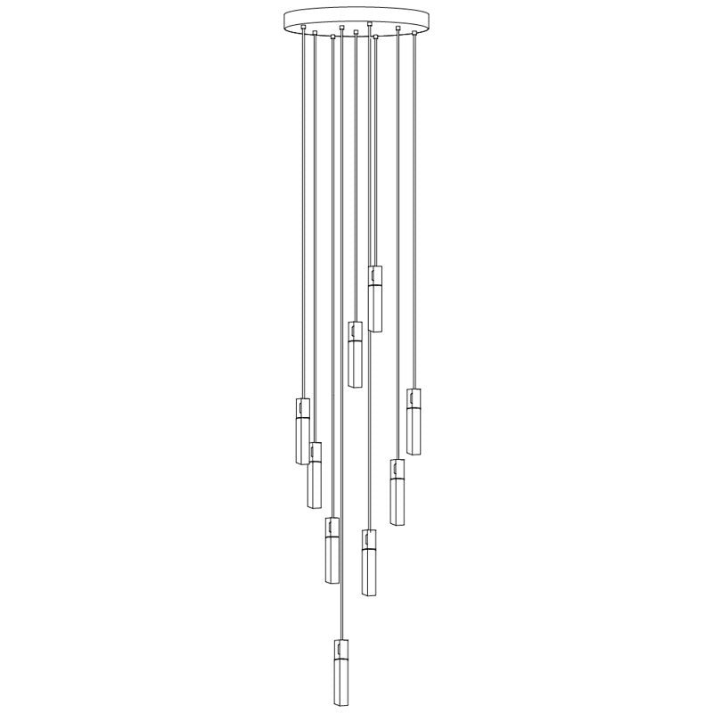 Basalt 9 - Light Pendant