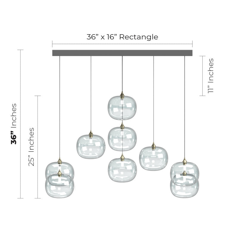 Bellagio 9 - Light Pendant