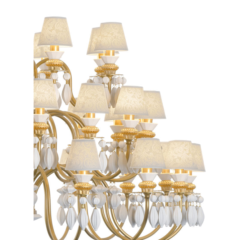Belle de Nuit 40 - Light Shaded Tiered Chandelier