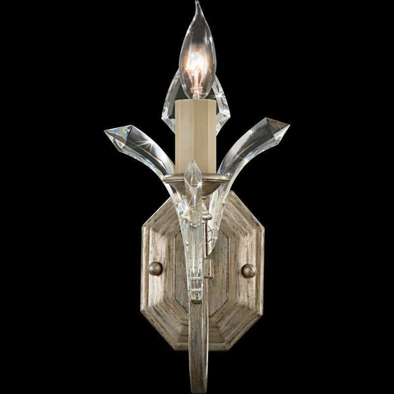 Beveled Arcs 1 - Light Candle Wall Light