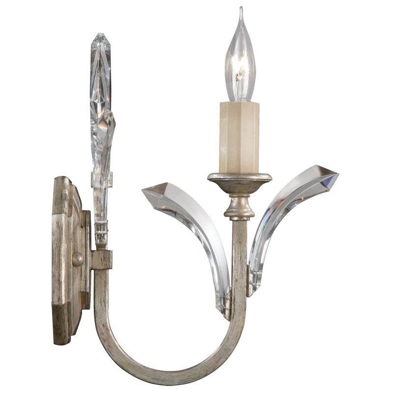 Beveled Arcs 1 - Light Candle Wall Light