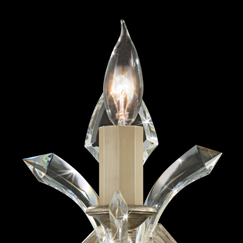 Beveled Arcs 1 - Light Candle Wall Light