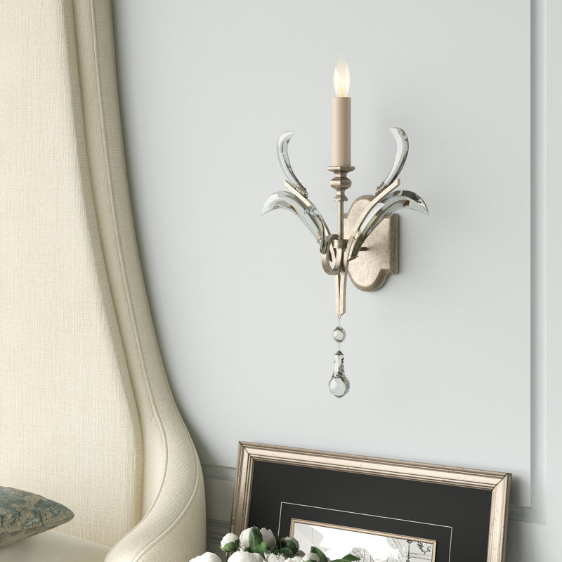 Beveled Arcs 1 - Light Candle Wall Light