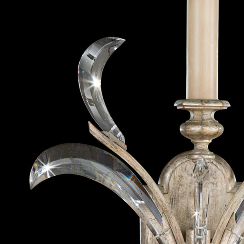 Beveled Arcs 1 - Light Candle Wall Light