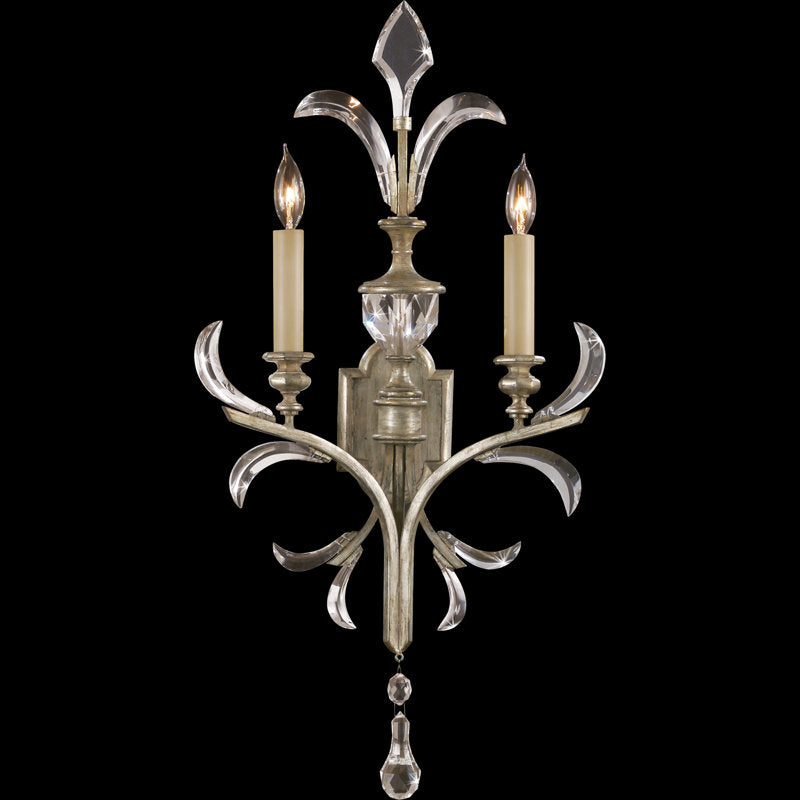 Beveled Arcs 2 - Light Candle Wall Light