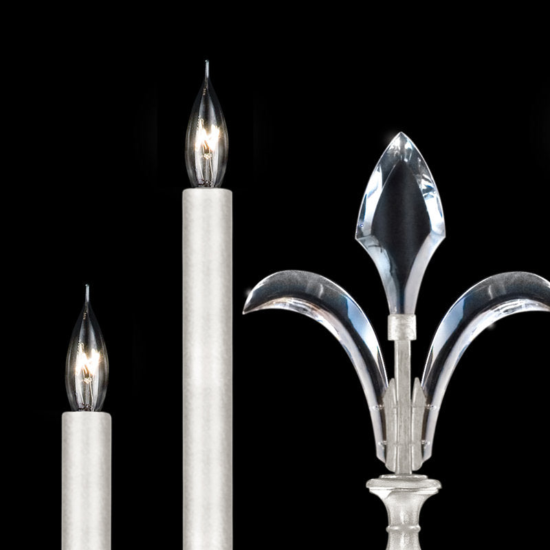 Beveled Arcs 4 - Light Candle Wall Light