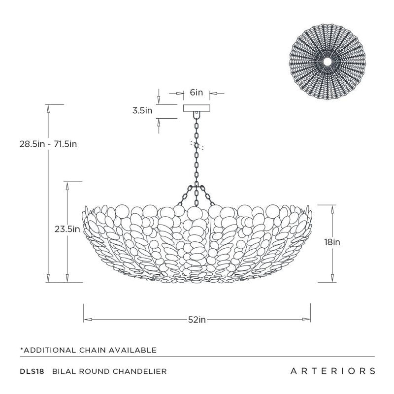 Bilal Round Chandelier