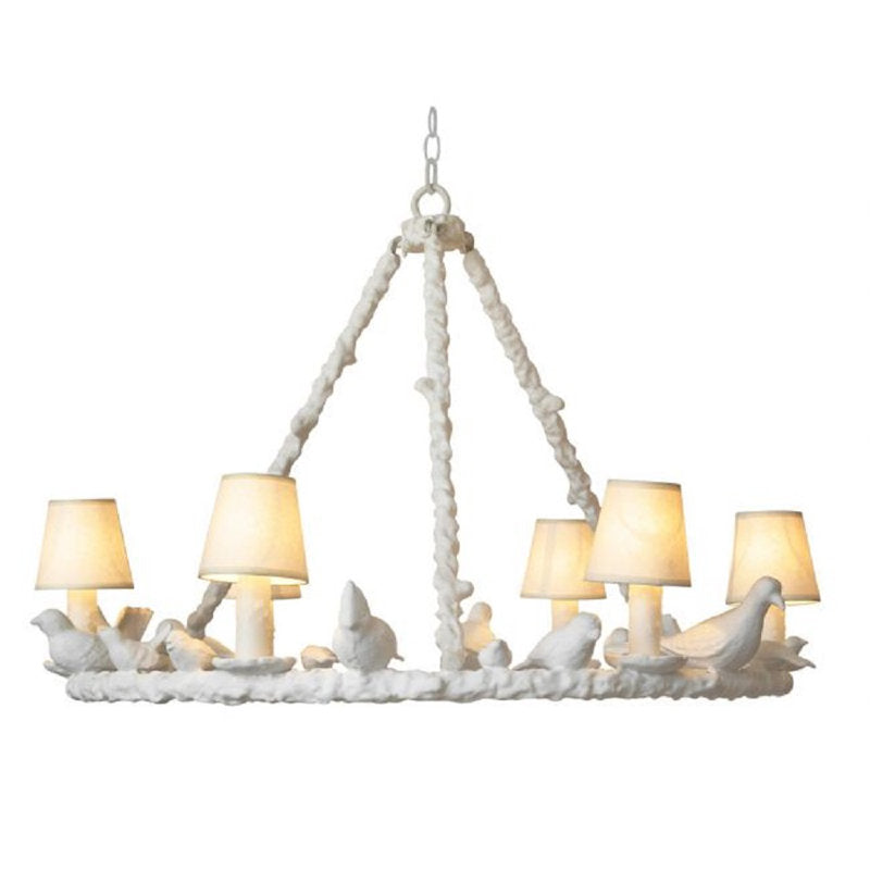 Bird 6-Light Candle-Style Chandelier