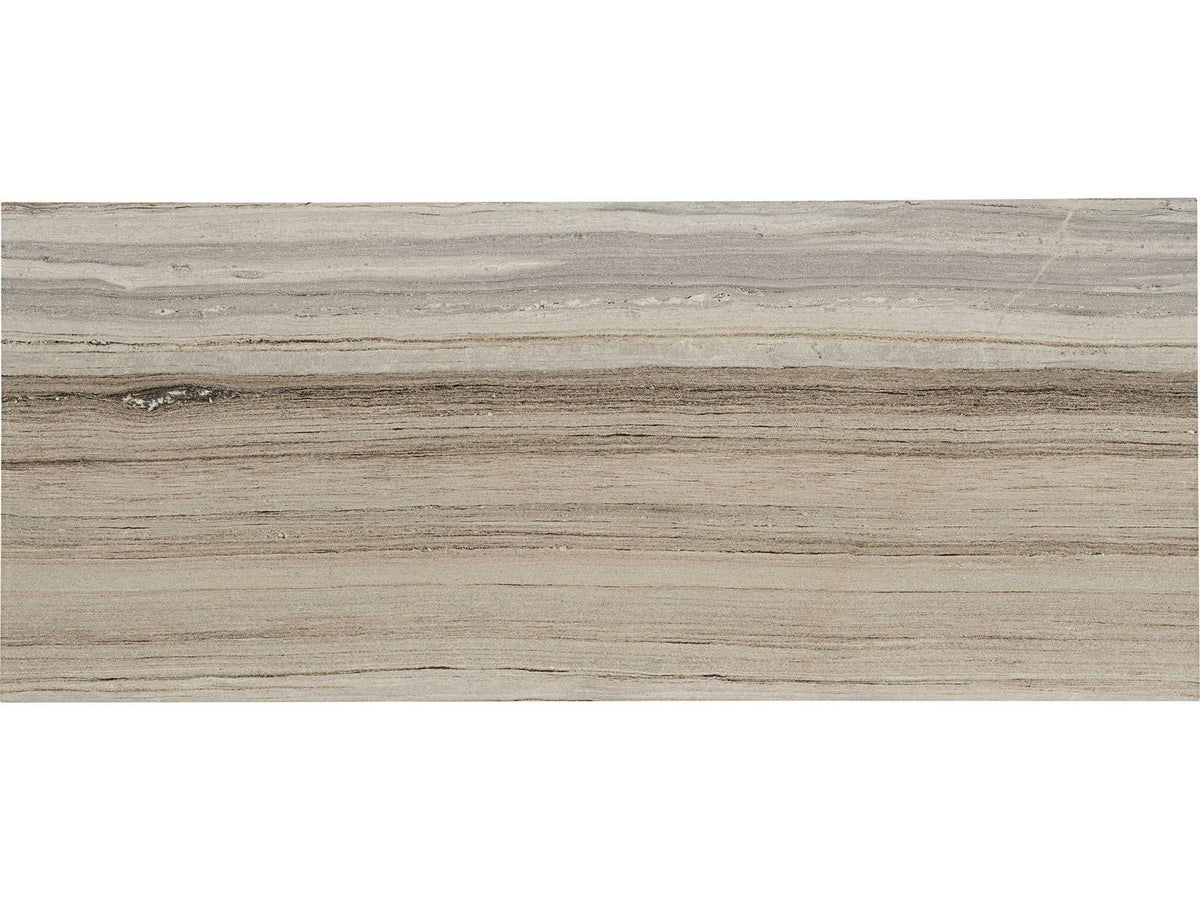 Wish You Were Here 100-Inch Rectangle Dining Table in Gray Sandstone and Whisper of Gold