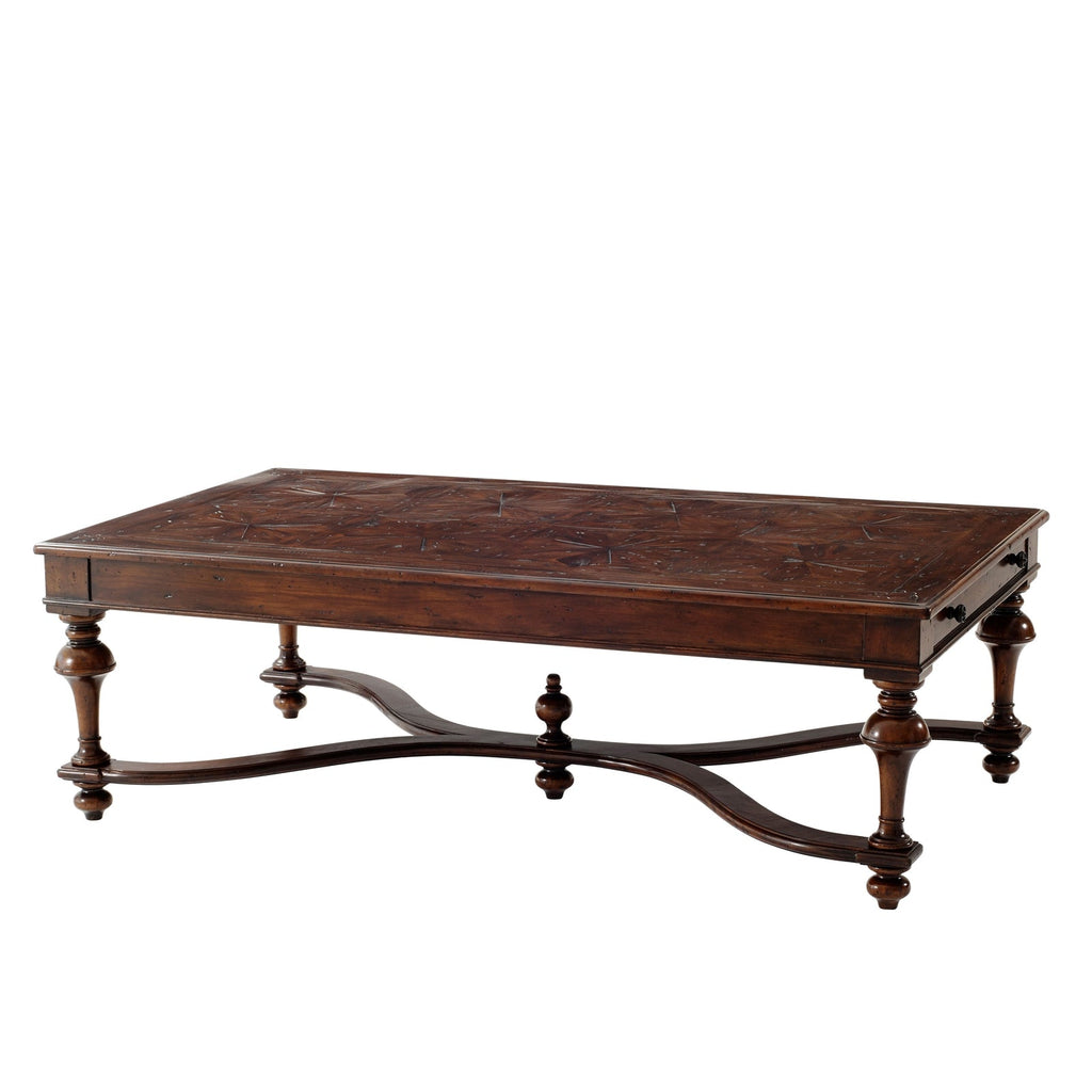 Theodore Alexander The Rustic Parquetry Cocktail Table