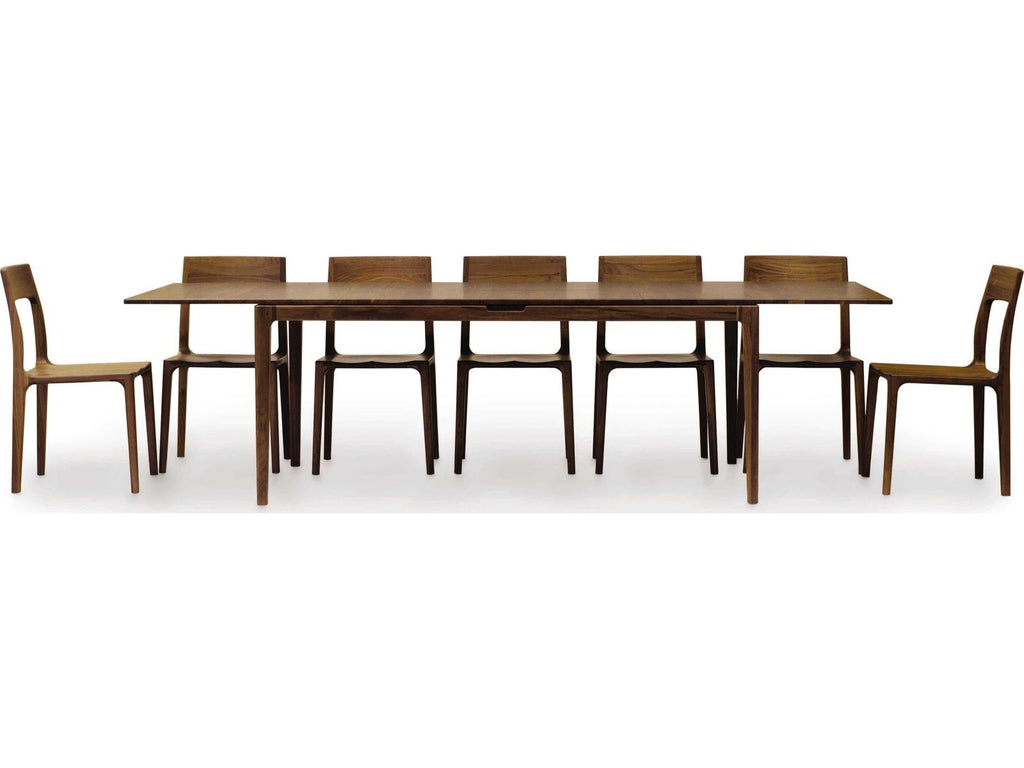 Furniture Lisse Extension Dining Table in Natural Walnut